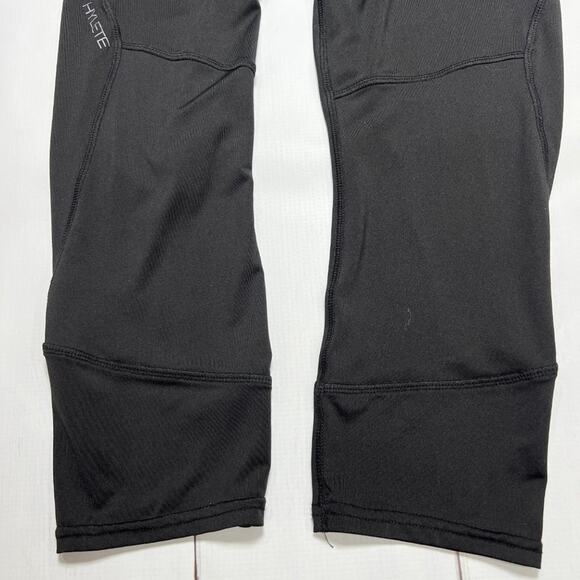 Hylete Apex 3/4 Compression Tights SIZE M Black Workout Gym Performance Pants - Picture 10 of 11